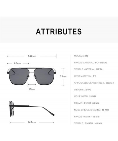 Polarized Fashion Men and Women Sunglasses Outdoor Holiday Decoration Sunglasses (Color : E, Size : 1) 1 G $14.24 Designer