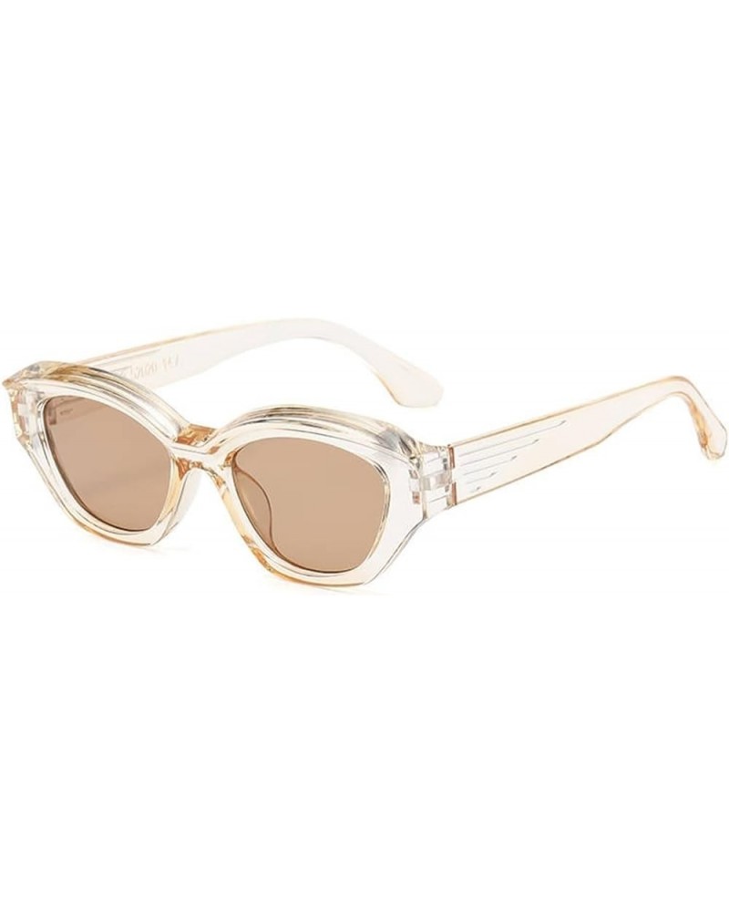 Trendy Small Frame Hip Hop Men's And Women's Outdoor Sunglasses D $17.66 Designer