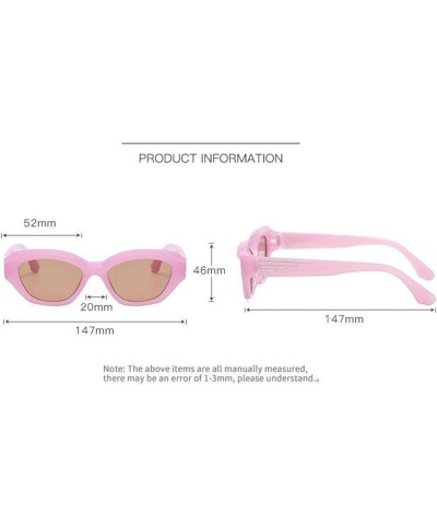 Trendy Small Frame Hip Hop Men's And Women's Outdoor Sunglasses D $17.66 Designer