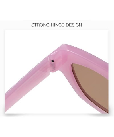 Trendy Small Frame Hip Hop Men's And Women's Outdoor Sunglasses D $17.66 Designer