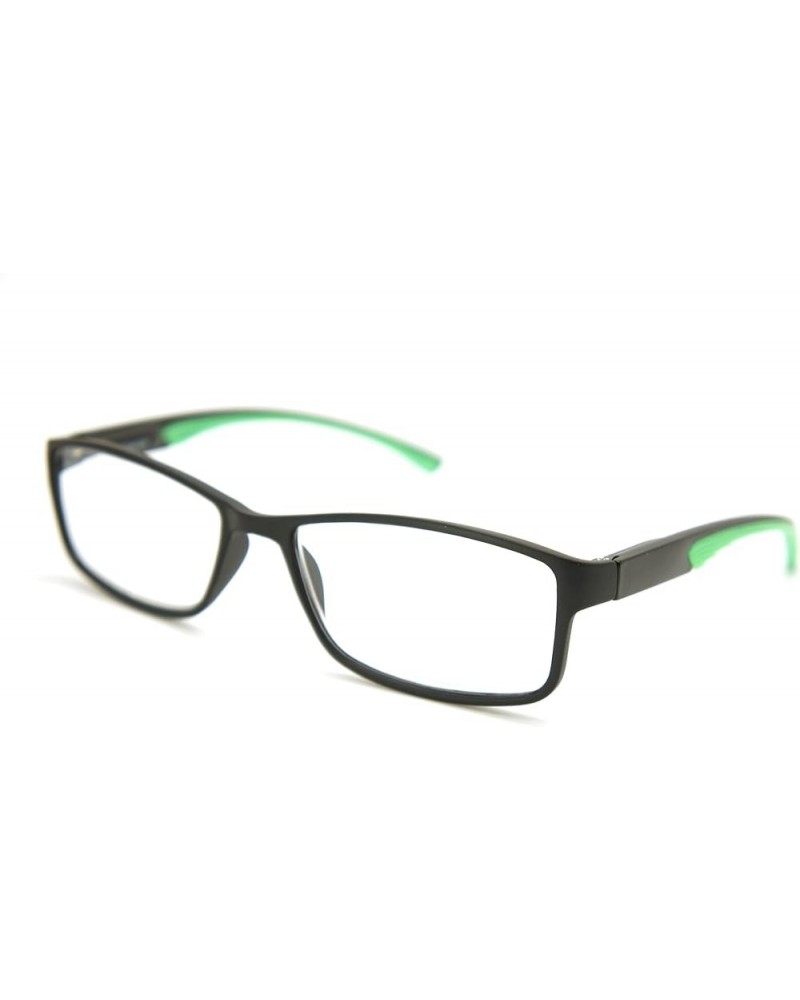 ColorViper Full-Rimless Flexie Reading double injection color Glasses NEW FULL-RIM Matte Black / Green -Spring Hinge $16.73 R...