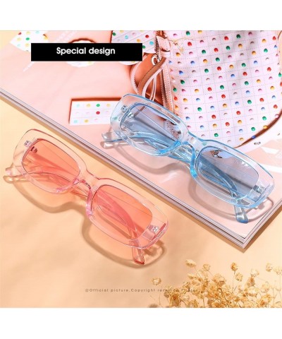 Retro Oval Frame Fashion Small Frame Men and Women Sunglasses (Color : 7, Size : 1) 1 12 $12.44 Designer