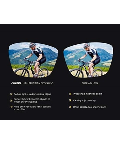 New TR90 sunglasses men's thickened one-piece colorful UV400 cycling mirror outdoor sports glasses C6 $22.74 Sport