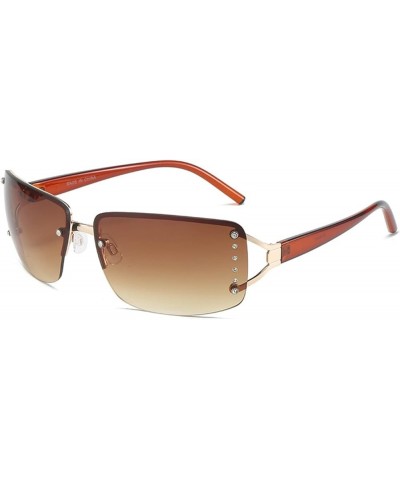 Retro Large Frame Sunglasses Female Outdoor Vacation Photo Decorative Sunglasses (Color : 2, Size : 1) 1 1 $15.03 Designer