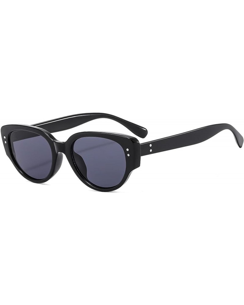 Cat Eye Men and Women Street Fashion Sunglasses Outdoor Vacation Beach Sunglasses (Color : C, Size : 1) 1A $15.91 Designer