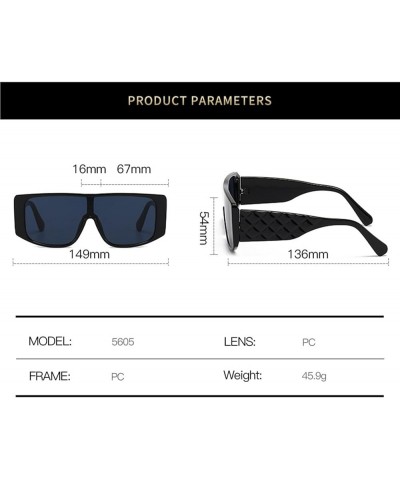 Men's And Women's Trendy Large Frame Sunglasses Outdoor Vacation Sports Sunglasses Gift F $18.61 Sport