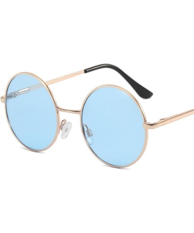 Men And Women Metal Retro Round Fashion Outdoor Sunglasses D $52.07 Sport