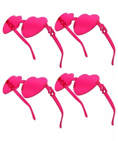 4PCS Heart Shaped Sunglasses Candy Color Heart Glasses Heart Sunglasses for Bachelorette Birthday Party Favor 2-4pc Rose $8.8...