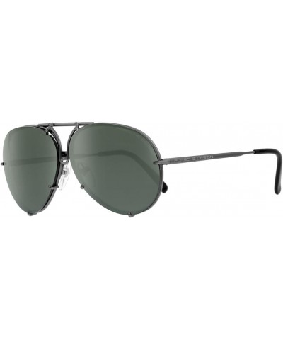 P8478 D Titanium Sunglasses $213.34 Square