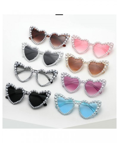 Womens Rimless Heart Shaped Sunglasses y2K Cutee Party Trendy Shiny Bling Diamond Rhinestone Crystal sunglasses Blue $10.09 R...