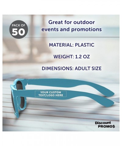 Sunglasses - Plastic Tahiti Glasses - Classic Style Sunglass - Custom - Carolina Blue $28.04 Oval