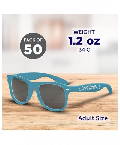 Sunglasses - Plastic Tahiti Glasses - Classic Style Sunglass - Custom - Carolina Blue $28.04 Oval