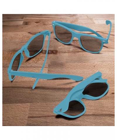 Sunglasses - Plastic Tahiti Glasses - Classic Style Sunglass - Custom - Carolina Blue $28.04 Oval