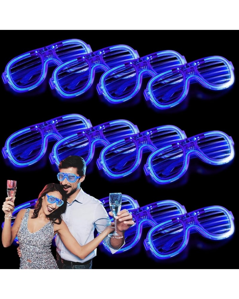 LED Glasses Light up Glasses 3 Flashing Modes Glow in the Dark Glasses Glowing Party Favor Supplies for Kids Adults Blue 12 $...