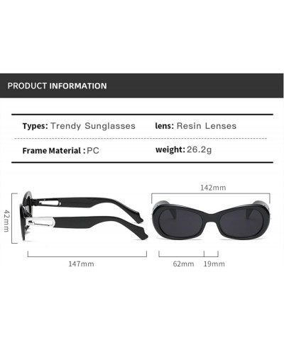 Metal Buckle Sunglasses for Men and Women, Outdoor Sports Beach Driving Glasses (Color : D, Size : Medium) Medium E $15.57 Sport