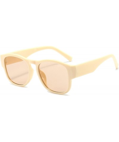 Large Frame Retro Uv400 Men And Women Outdoor Vacation Sunglasses C $13.29 Designer