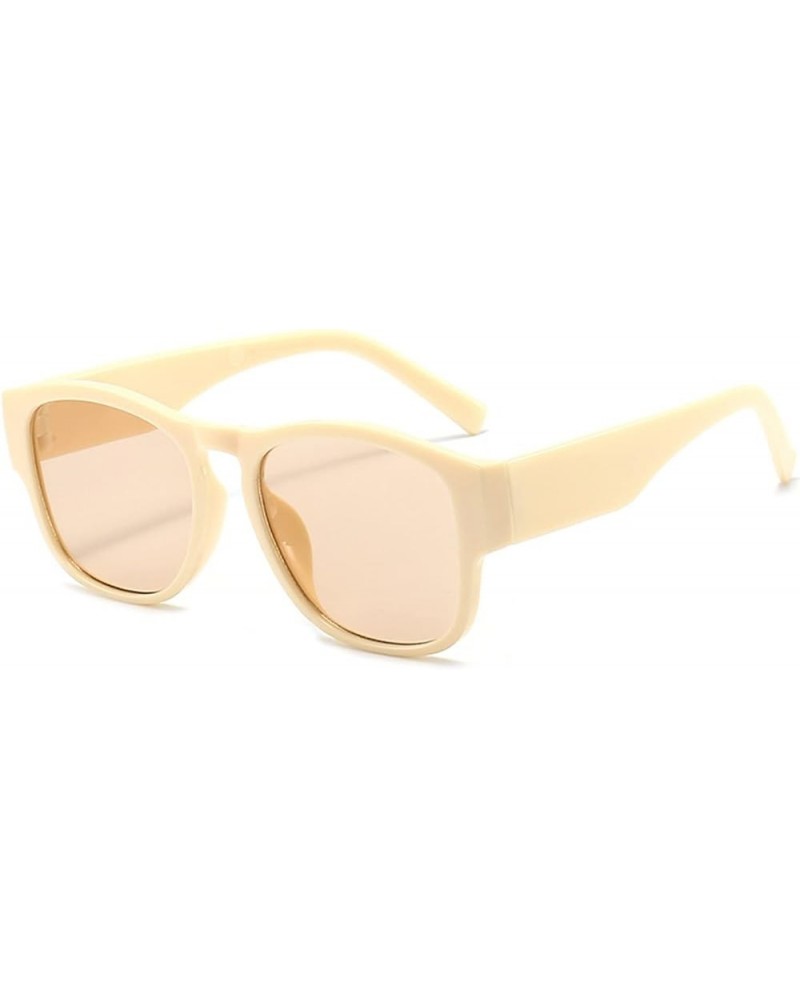 Large Frame Retro Uv400 Men And Women Outdoor Vacation Sunglasses C $13.29 Designer