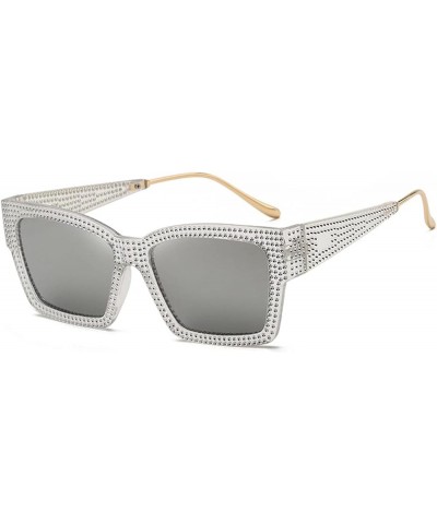 Square Men And Women Personality Vacation Party Prom Decorative Sunglasses D $13.49 Designer