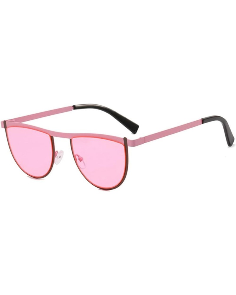 Steampunk Metal Sunglasses Women Fashion Sun Glasses Colorful Lenes Eyewear Female Glasses UV400 Pink $10.82 Square