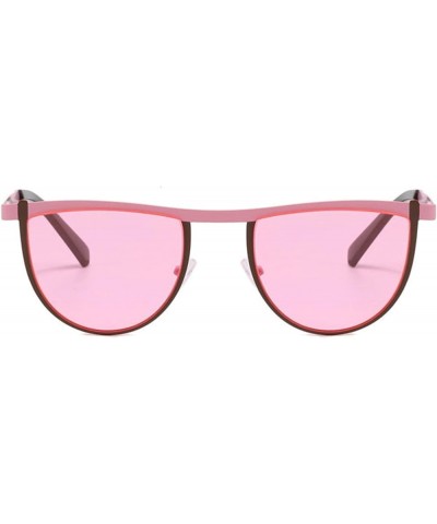 Steampunk Metal Sunglasses Women Fashion Sun Glasses Colorful Lenes Eyewear Female Glasses UV400 Pink $10.82 Square