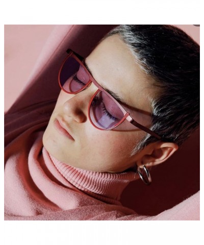 Steampunk Metal Sunglasses Women Fashion Sun Glasses Colorful Lenes Eyewear Female Glasses UV400 Pink $10.82 Square