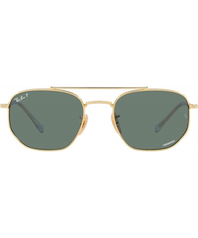 Rb3707 Square Sunglasses Gold/Polarized Grey $64.32 Square