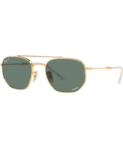 Rb3707 Square Sunglasses Gold/Polarized Grey $64.32 Square