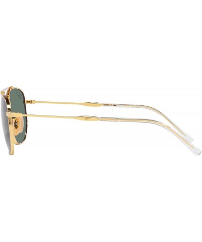 Rb3707 Square Sunglasses Gold/Polarized Grey $64.32 Square