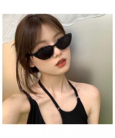 Triangle Cat Eye Sunglasses for Men and Women Fashion Retro Small Frame Simple and Comfortable Sunglasses (Color : 5, Size : ...