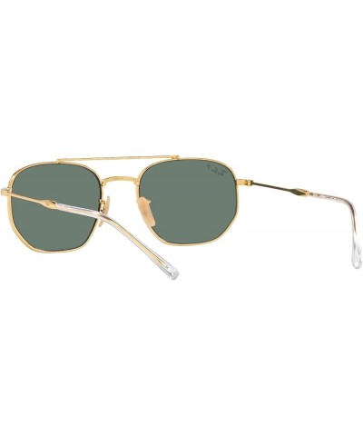 Rb3707 Square Sunglasses Gold/Polarized Grey $64.32 Square