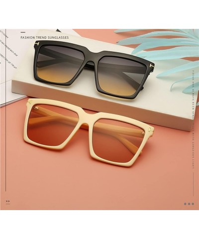 Large Frame Box Sunglasses Outdoor Men and Women Fashion Driving Sun Protection (Color : E, Size : Medium) Medium E $19.79 De...