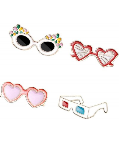 8 Pcs Womens Sunglasses Clothes Pin Hawaii Series Breastpin Sunglasses for over Glasses for Women Cloak Mx3pcs As Shownx3pcs ...