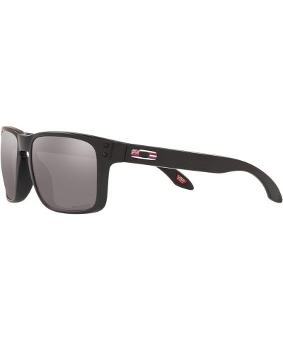 Men's Oo9102 Holbrook Square Sunglasses Matte Black Hi/Prizm Black $50.96 Square