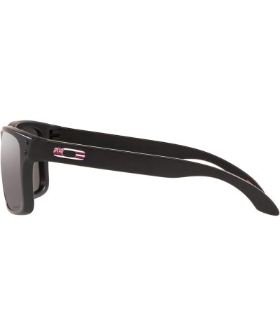 Men's Oo9102 Holbrook Square Sunglasses Matte Black Hi/Prizm Black $50.96 Square