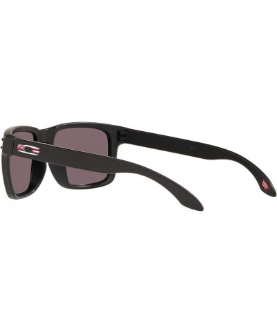 Men's Oo9102 Holbrook Square Sunglasses Matte Black Hi/Prizm Black $50.96 Square