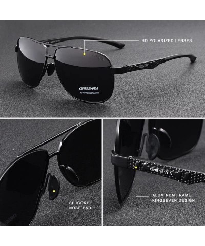 2023 Brand Men Aluminum Sunglasses Polarized UV400 Mirror Male Sun Glasses Women For Men Oculos de sol Silver Gray $15.36 Square