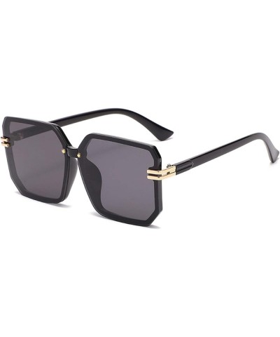 Square Woman Sunglasses Outdoor Holiday Shade Street Shooting Decorative Glasses (Color : D, Size : Medium) Medium A $21.60 D...