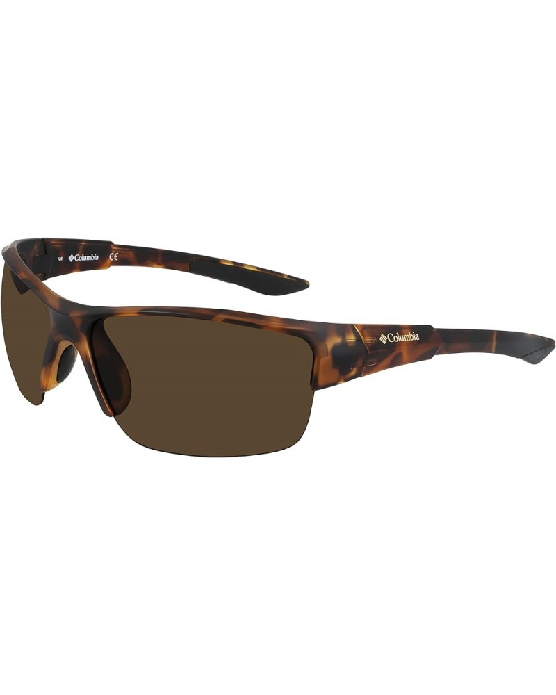 Men's Wingard Rectangular Sunglasses Matte Dark Tortoise $31.27 Rimless