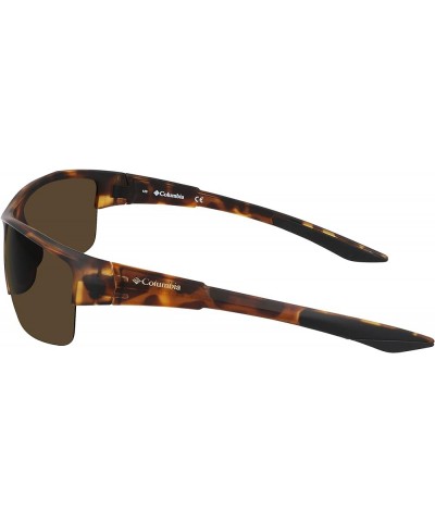 Men's Wingard Rectangular Sunglasses Matte Dark Tortoise $31.27 Rimless