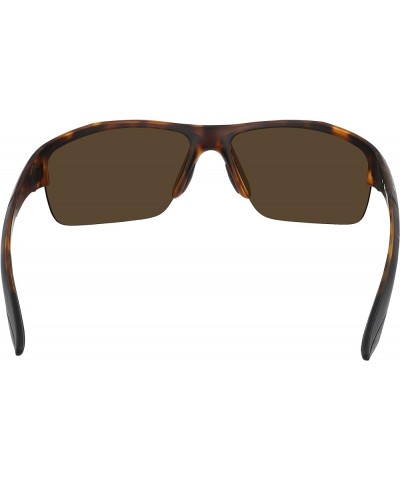 Men's Wingard Rectangular Sunglasses Matte Dark Tortoise $31.27 Rimless