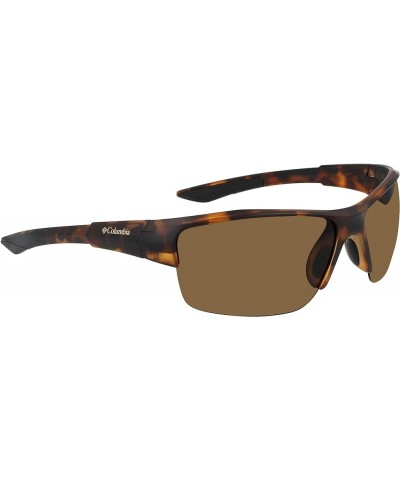 Men's Wingard Rectangular Sunglasses Matte Dark Tortoise $31.27 Rimless