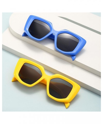 Large Frame Polygonal Outdoor Vacation Beach Driving Drivers Fashion Accessories Sunglasses for Men and Women (Color : H, Siz...