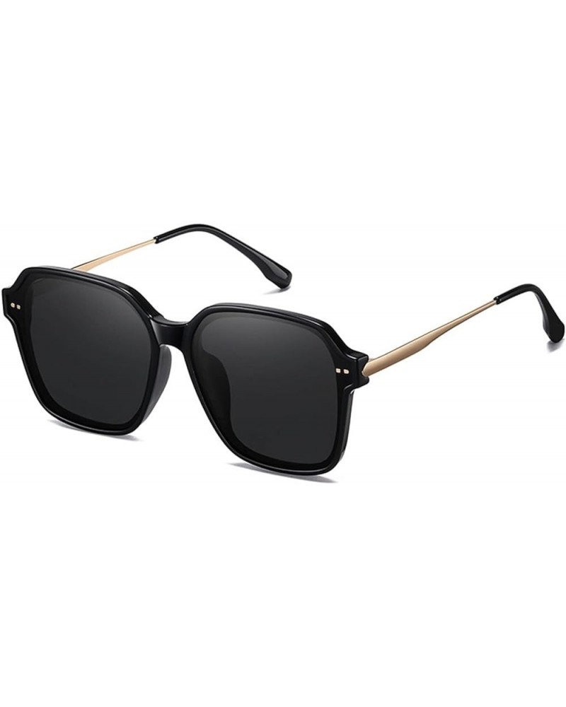 Large Frame Men and Women Polarized Sunglasses Outdoor Beach Glasses (Color : B, Size : Medium) Medium A $20.70 Designer