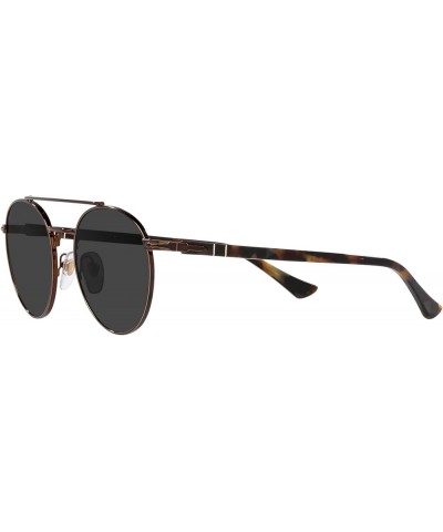 Po1011s Square Sunglasses Brown/Polarized Black $130.24 Square