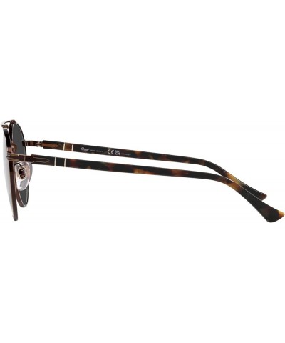 Po1011s Square Sunglasses Brown/Polarized Black $130.24 Square