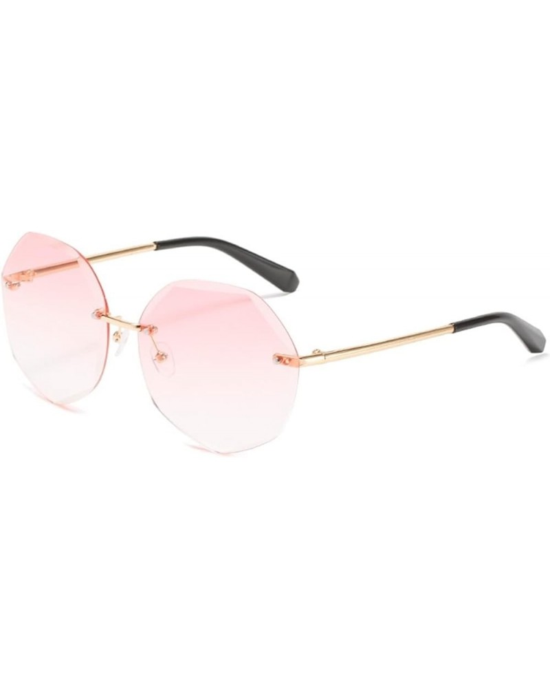 Rimless Men and Women Fashion Sunglasses Outdoor Vacation Decorative Sunglasses Gift (Color : 5, Size : 1) 1 4 $10.89 Rimless