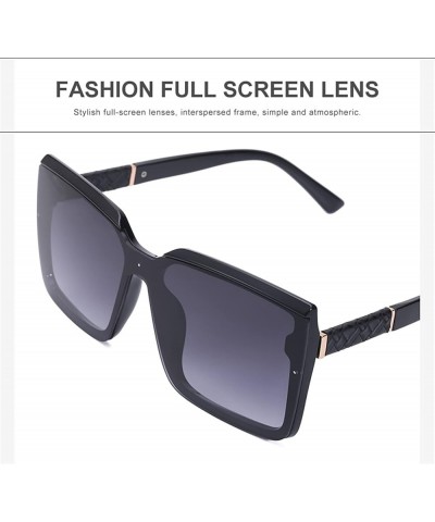 Fashion Large Frame Men and Women Sunglasses Outdoor Beach Sunshade Driving Glasses (Color : D, Size : Medium) Medium C $19.5...