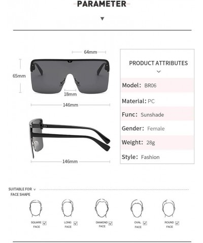 Large Frame Men's and Women's Outdoor Sunglasses, Beach Driving Glasses (Color : D, Size : Medium) Medium A $19.64 Designer