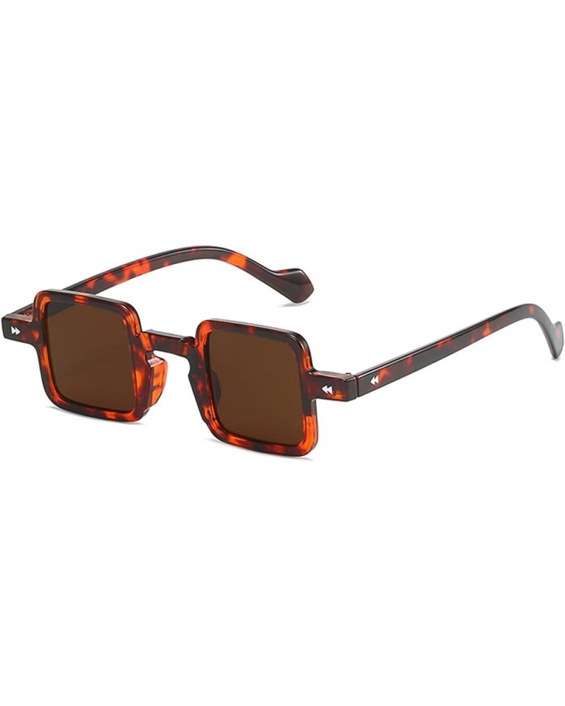 Square Frame Retro Men and Women Fashion Decoration Outdoor Beach Sunglasses (Color : 7, Size : 1) 1 8 $12.44 Square