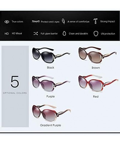 Women's Classic and Trendy Bow decoration Anti-glare Sunglasses Polarized UV400 Protection Elegant Retro Driving Sunglasses W...